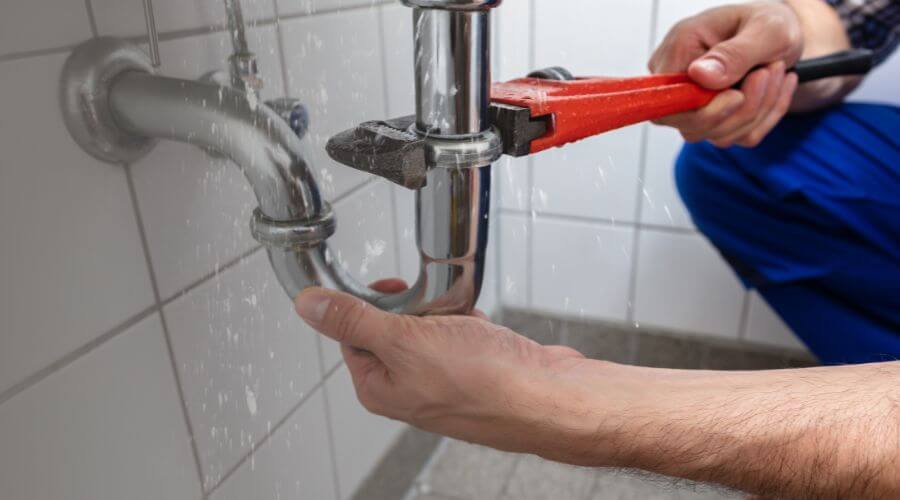 Indoor tankless water heater installation in Forsyth, MT